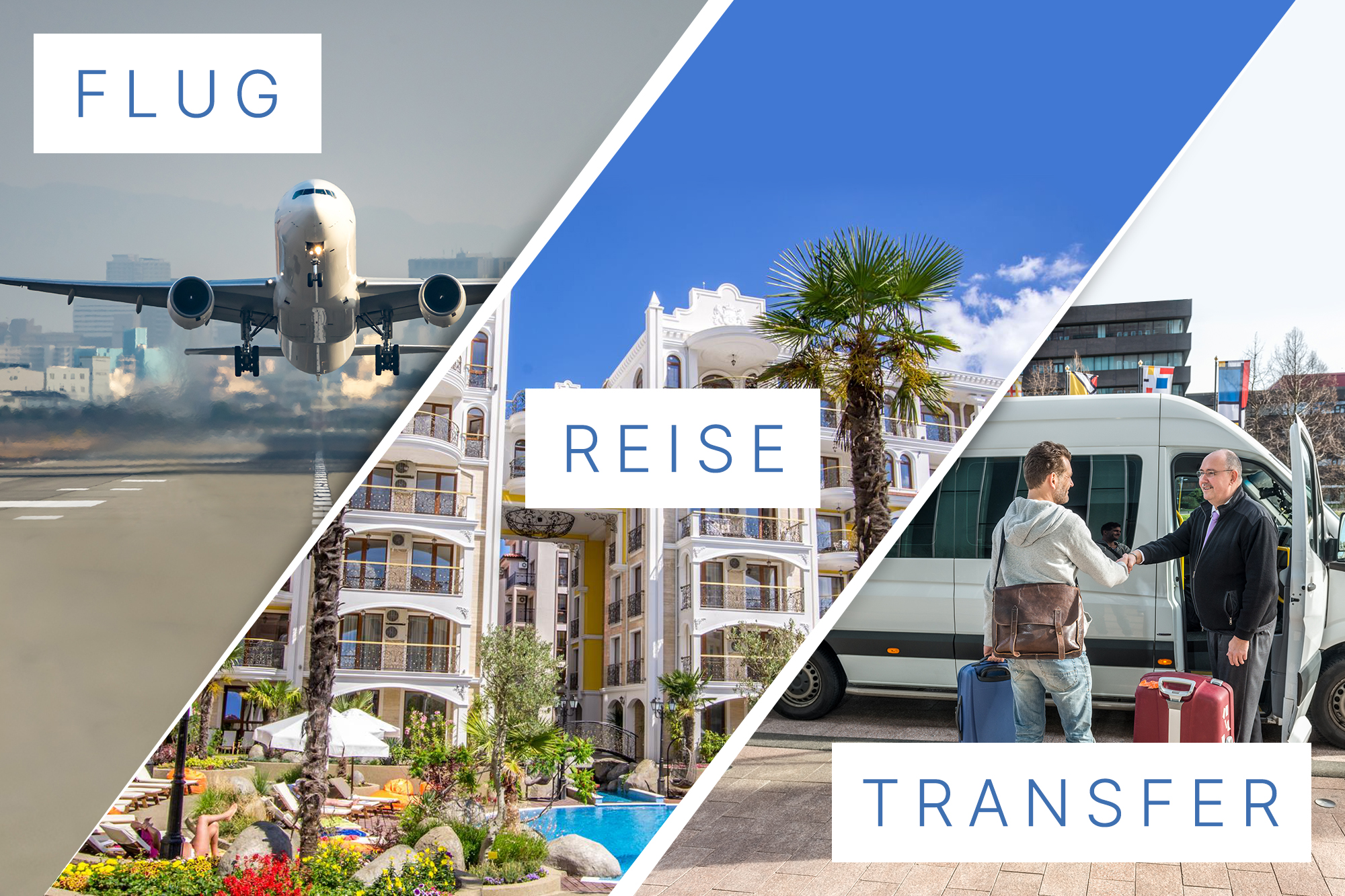 Flug, Reise, Transfer